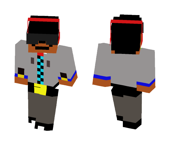 Shamael Tuxedo Glasses - Male Minecraft Skins - image 1