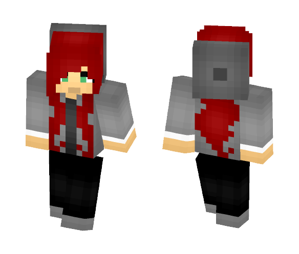 Redhead with a beanie - Female Minecraft Skins - image 1