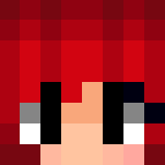 Dark Girl w/ Red Hair&Wings - Color Haired Girls Minecraft Skins - image 3