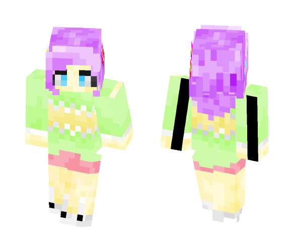 Easter Sweater - Female Minecraft Skins - image 1