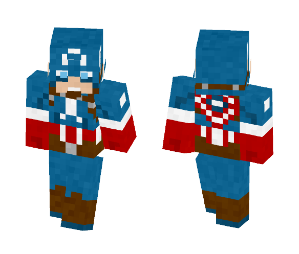 Captain america - Comics Minecraft Skins - image 1