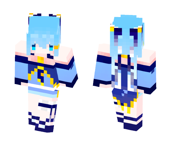 *UPDATE Snow Miku 2017 - Female Minecraft Skins - image 1