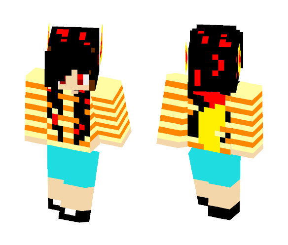 Sunrisefox23 Aj - Female Minecraft Skins - image 1