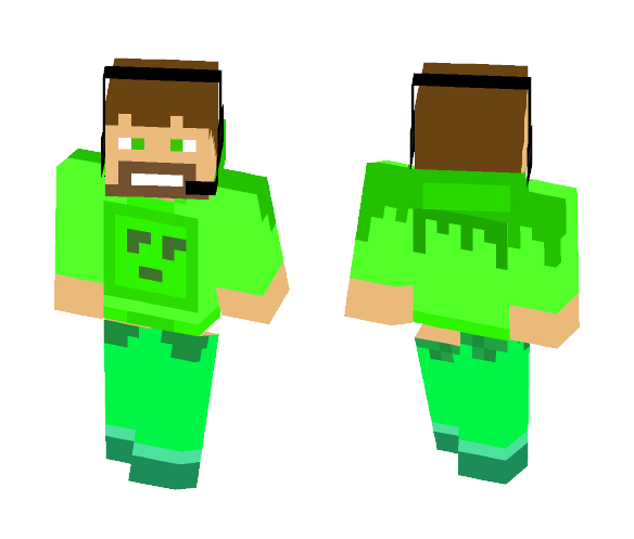 Slime hoodie Bob - Male Minecraft Skins - image 1