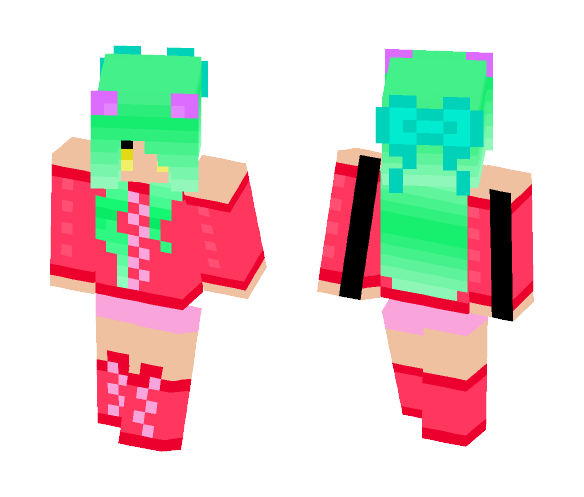 Strawberry Wonderland - Female Minecraft Skins - image 1