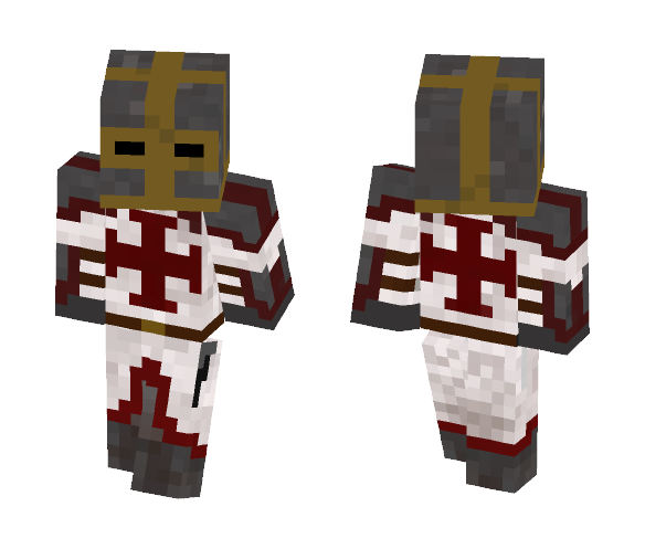 The Crusader (Better in 3D) - Male Minecraft Skins - image 1