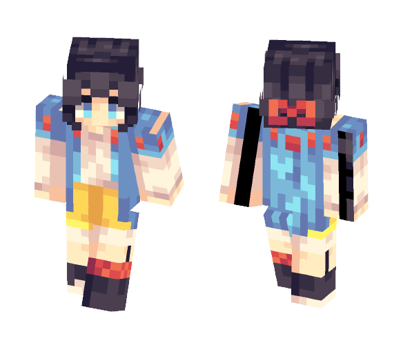 Snow White + birthday to me :^) - Female Minecraft Skins - image 1