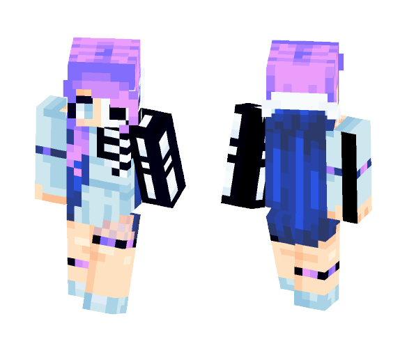 Winter Skeleton ~ PupuNikkari - Female Minecraft Skins - image 1