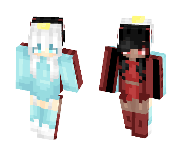heaven-sent and hell-bent - Female Minecraft Skins - image 1