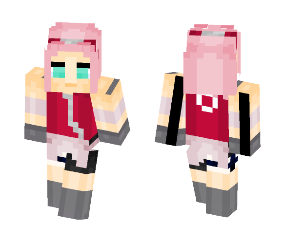 Sakura ts Naruto Shippuden - Female Minecraft Skins - image 1
