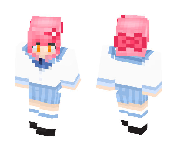 ♡Kawaii-Chan♡ school uniform - Kawaii Minecraft Skins - image 1