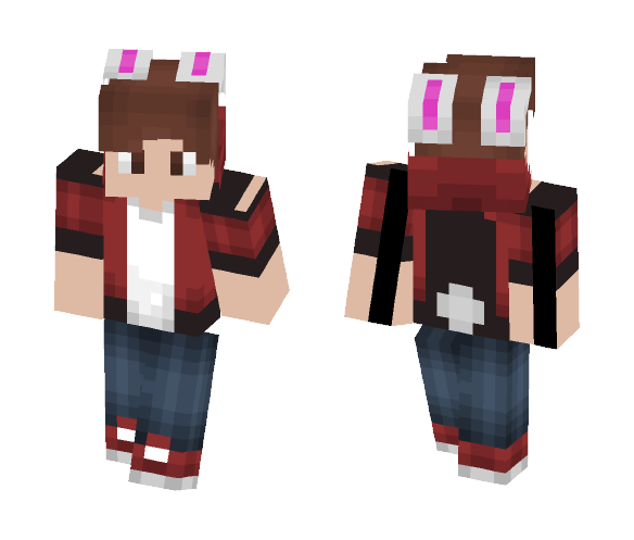 Easter Special - Red Jacket - Male Minecraft Skins - image 1