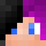 Black/Purple Haired Girl - Color Haired Girls Minecraft Skins - image 3