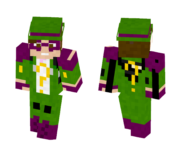 The riddler | Custom | Edward Nygma - Male Minecraft Skins - image 1