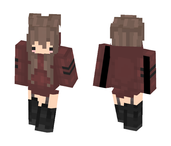 Chibi Reddd - Female Minecraft Skins - image 1