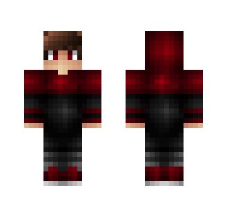 Red Shaded Hoodie (ItsSynchro Skin) - Male Minecraft Skins - image 2