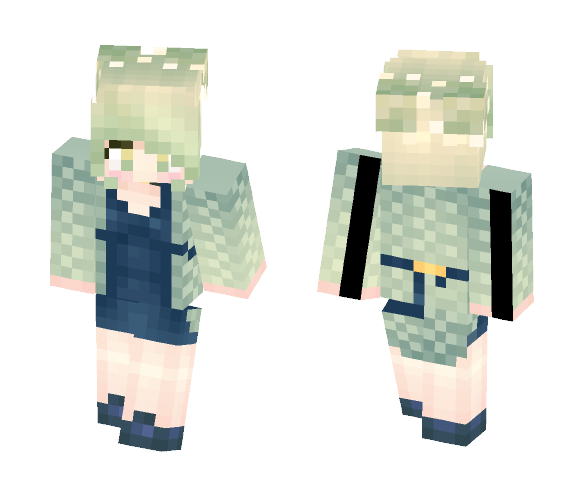 °ѕυgαя° Green Tea Buns - Female Minecraft Skins - image 1