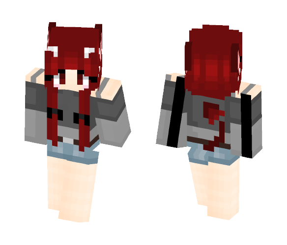 Suri - Wolf-Demon thing - Female Minecraft Skins - image 1