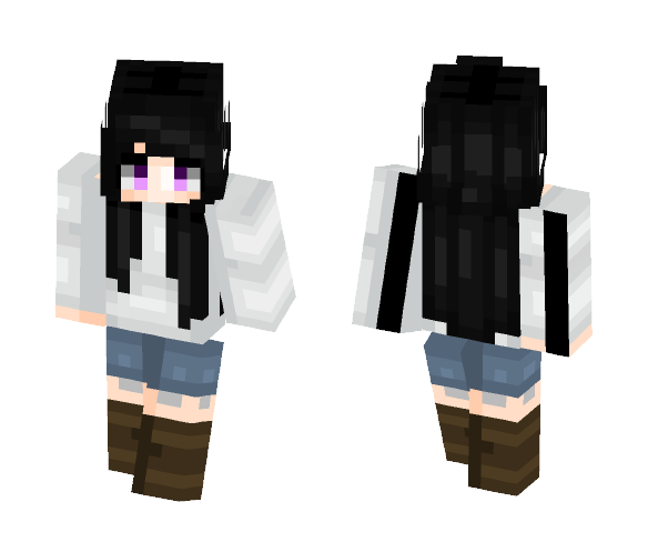 Casual clothing, irregular girl - Girl Minecraft Skins - image 1