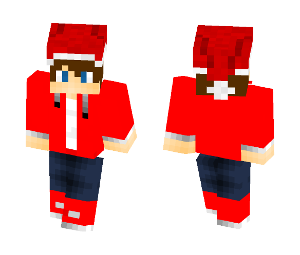 Boy in Red Dress - Boy Minecraft Skins - image 1