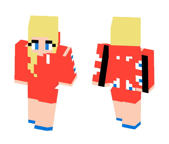 Girl - UK Hoodie - Girl Minecraft Skins - image 1