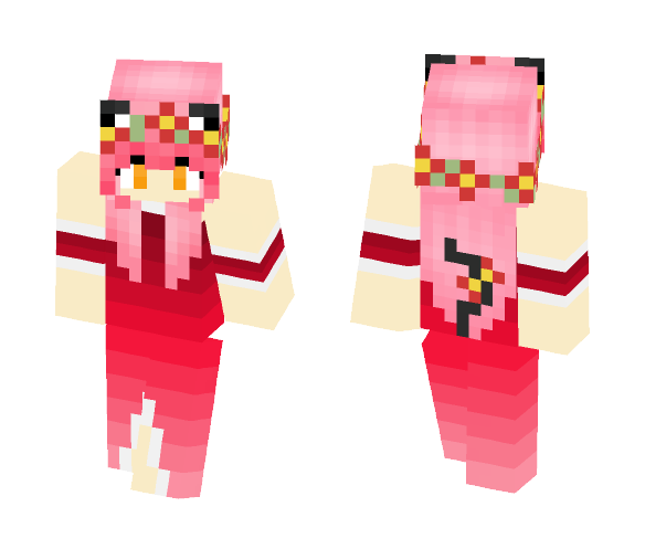 Kawaii Chan Dress - Kawaii Minecraft Skins - image 1