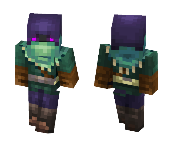 (Mojang Official) (MCPE) End Hunter - Male Minecraft Skins - image 1