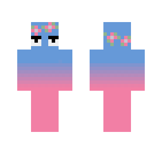 Pink & Blue - Male Minecraft Skins - image 2