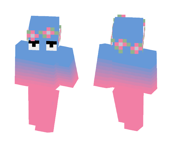 Pink & Blue - Male Minecraft Skins - image 1