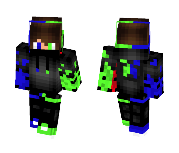 CREPPER BOY AND ENDERMAN - Boy Minecraft Skins - image 1