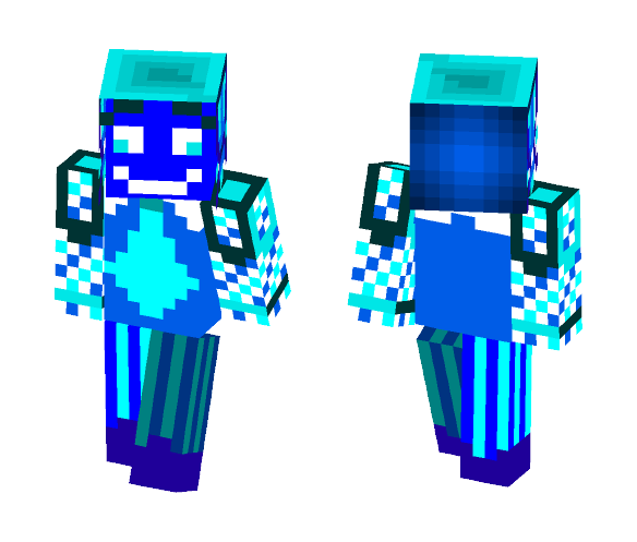 Weird Blue Thing - Male Minecraft Skins - image 1