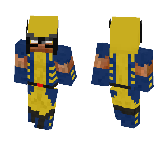 Wolverine Modern Costume - Male Minecraft Skins - image 1
