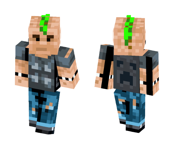 Punk2 - Male Minecraft Skins - image 1