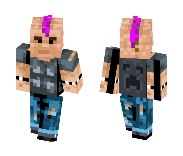 Punk - Male Minecraft Skins - image 1