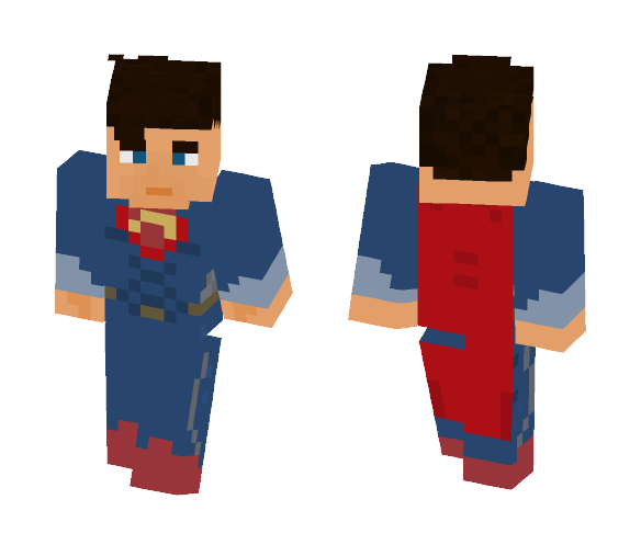Superman(Man of Steel) - Male Minecraft Skins - image 1