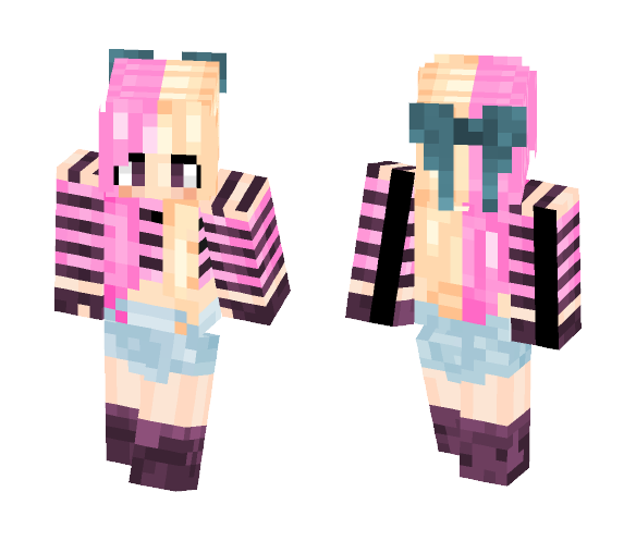 Download Cute Rainbow Girl Minecraft Skin For Free. Superminecraftskins 629