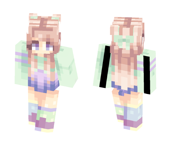 Pastels Beauty - For Clewii - Female Minecraft Skins - image 1
