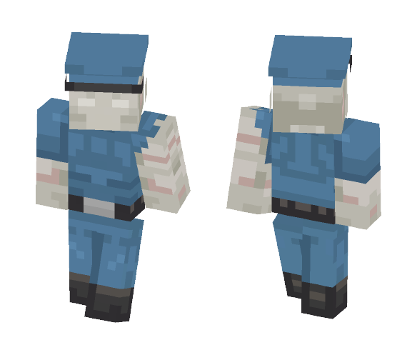 Injured Police Robot. - Male Minecraft Skins - image 1