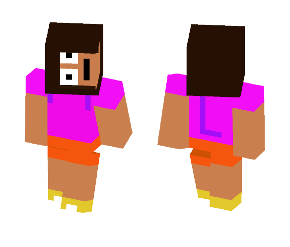 Dora the Explorer - Male Minecraft Skins - image 1