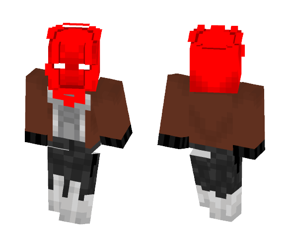 Red Hood for BlackFang - Male Minecraft Skins - image 1