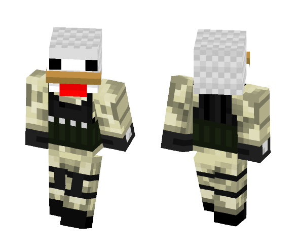 Army Chicken - Male Minecraft Skins - image 1