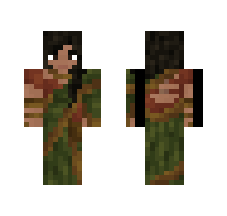 Green Sari - Female Minecraft Skins - image 2
