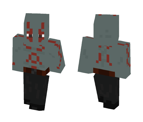 Drax the Destroyer - Male Minecraft Skins - image 1