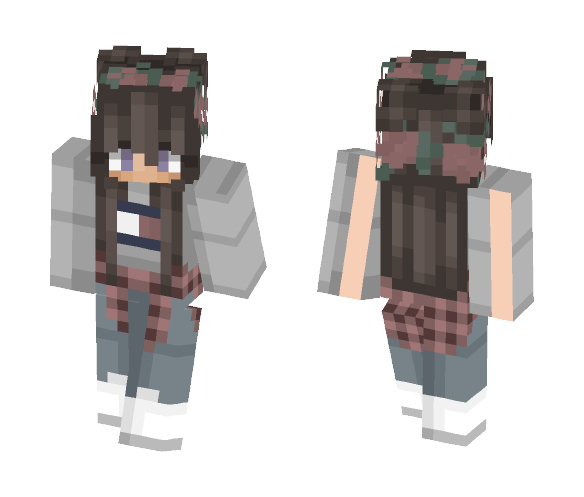 ℐzzyOwl - Messy Hair Don't Care - Female Minecraft Skins - image 1