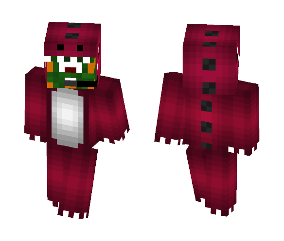 Guardian in a Dino Costume! - Male Minecraft Skins - image 1
