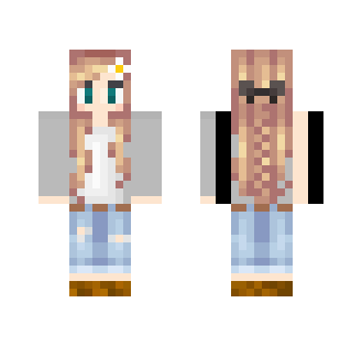 school girl (two Layers) - Girl Minecraft Skins - image 2