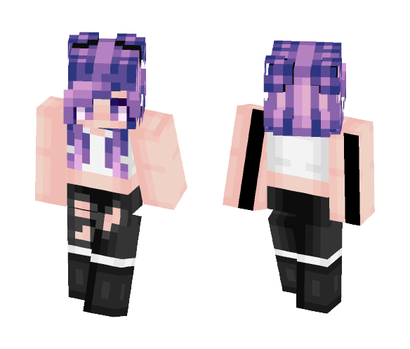 Purple Wisp - Female Minecraft Skins - image 1