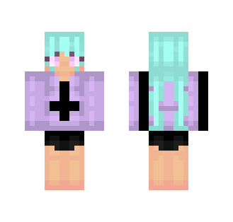 Pastel Goth~Mew - Female Minecraft Skins - image 2