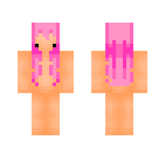Girl Template With Hair - Color Haired Girls Minecraft Skins - image 2