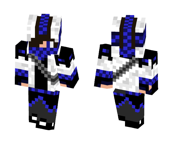 blue assassin boi - Male Minecraft Skins - image 1